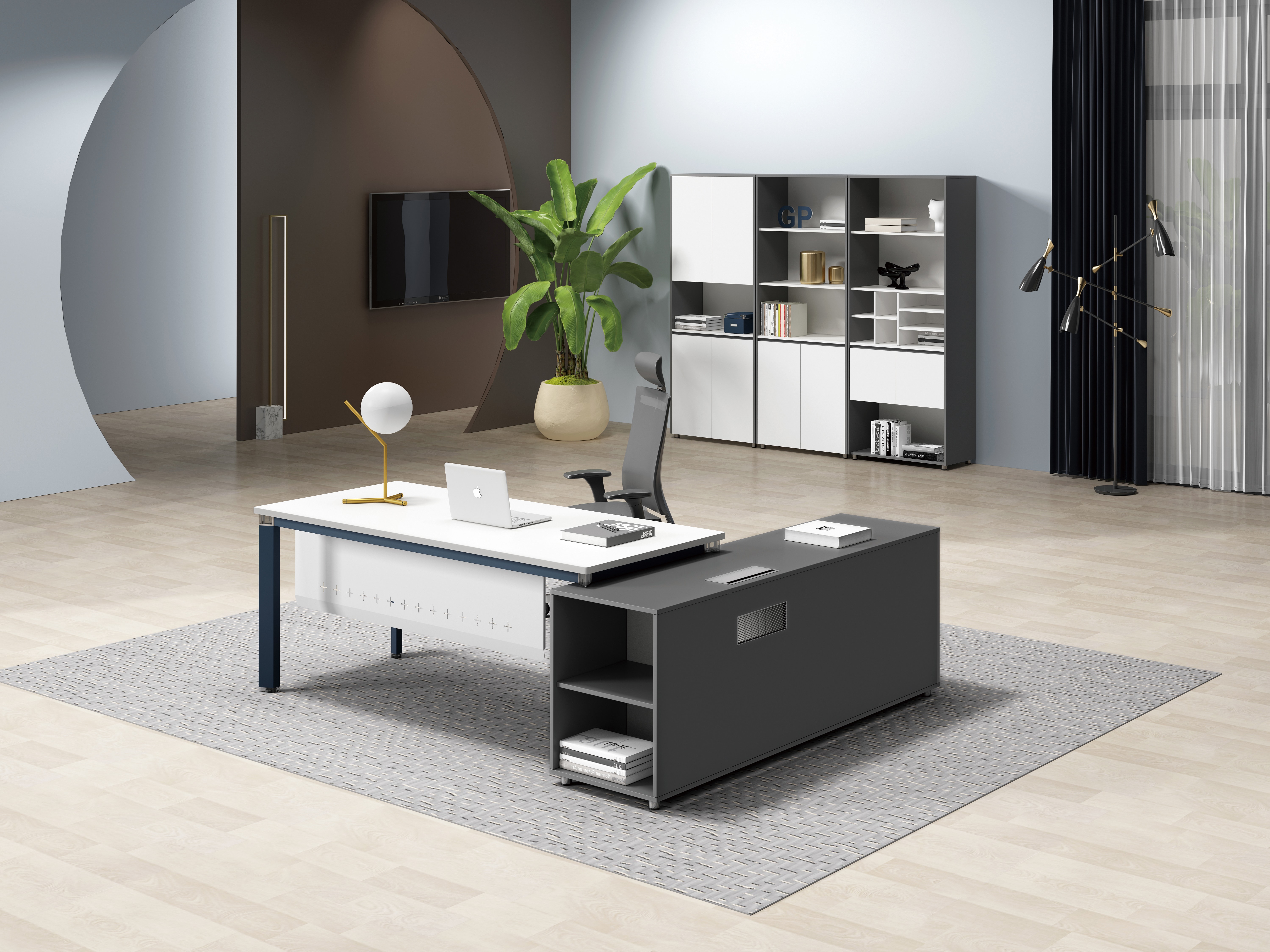 Diamonds Work Table: Modern Desk Setup Redefined