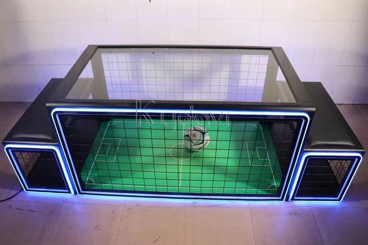 Mesa de futebol de LED interativa para diversão em família