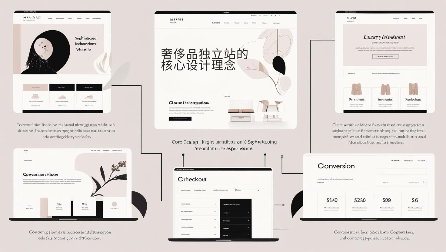 مفهوم التصميم الأساسي لمحطة مستقلة فاخرة