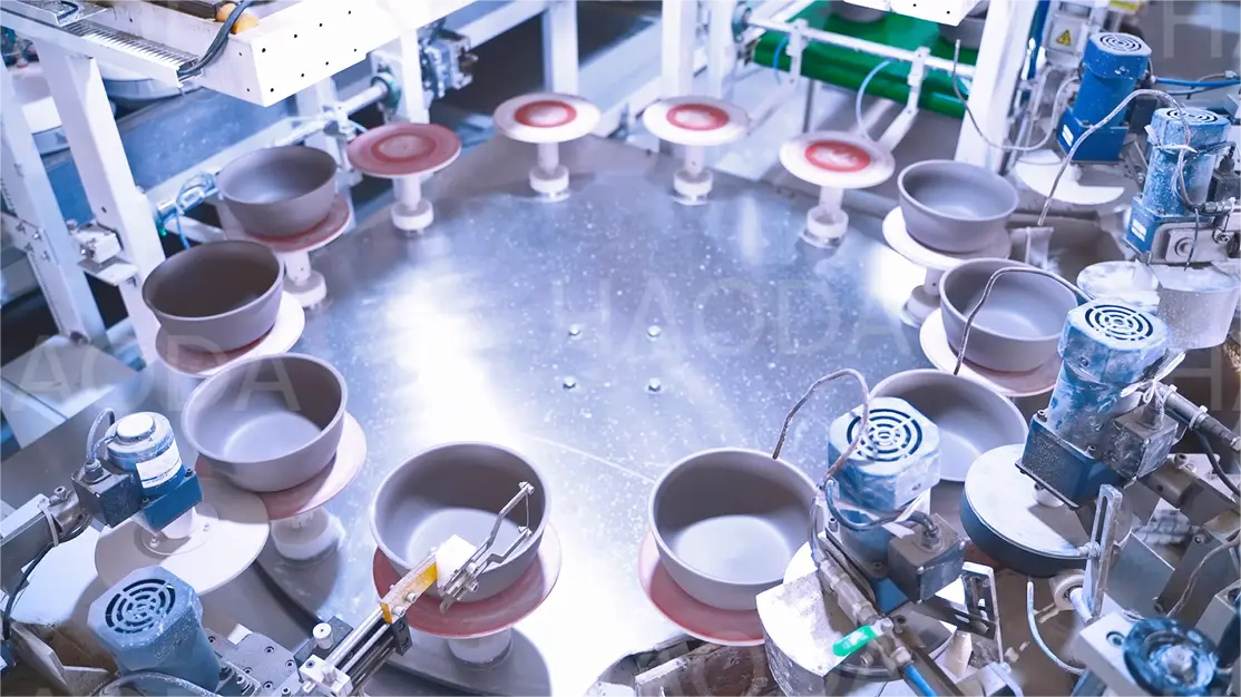 Rotating Table Automatic Trimming System